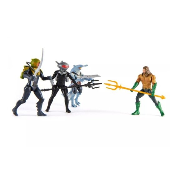 Aquaman DC Comics 4" Sunken Citadel Battle Pack Action Figure Set 4 pk - Picture 5 of 7